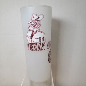 Texas A&M Aggies Glass Sargent Milky White